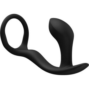 POTENTE - FUN FACTORY - PLUG ANAL COM ANEL DE BOTO PRETO