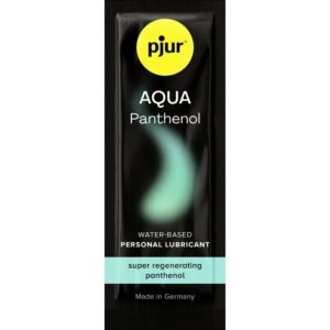 POTENTE - PJUR - LUBRIFICANTE À BASE DE ÁGUA AQUA PANTHENOL 2 ML
