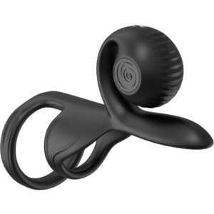 POTENTE - SNAIL VIBE - JOVI COUPLES RING CONTROLE REMOTO PRETO