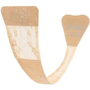 POTENTE - BYE-BRA - TANGA ADHESIVO ENCAJE BEIGE TALLA ÚNICA