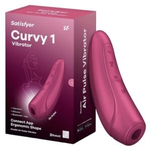 POTENTE - SATISFYER - CURVY 1 VERMELHO ROSA