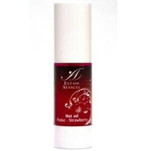 POTENTE - EXTASE SENSUAL - ÓLEO ESTIMULANTE DE CALOR DE MORANGO 30 ML