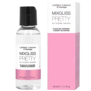 POTENTE - MIXGLISS - BONITO LUBRIFICANTE DE SILICONE FLOR DE CEREJEIRA 50 ML