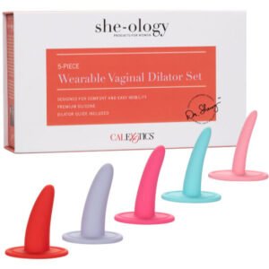 POTENTE - CALEXOTICS - KIT 5 PCS DILATADORES VAGINAIS OU ANAIS MULTICOLOR