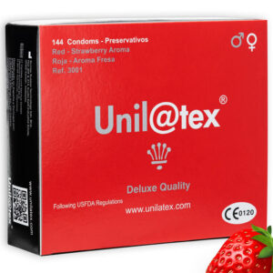 POTENTE - UNILATEX - CONSERVANTES DE MORANGO / VERMELHO 144 UNIDADES