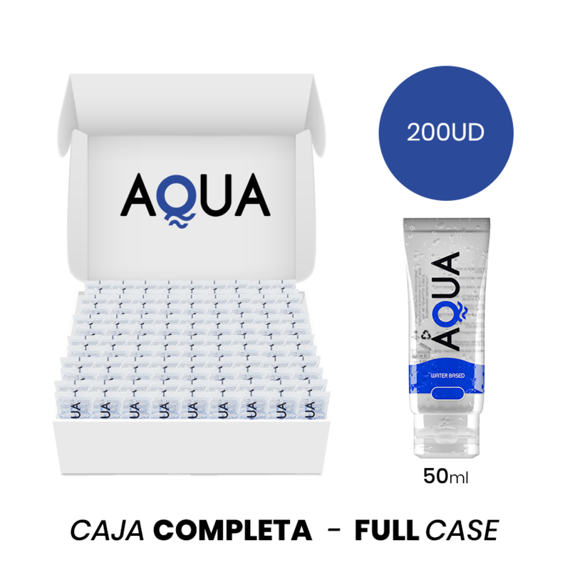 POTENTE - MOQ 200 - AQUA QUALITY LUBRIFICANTE À BASE DE ÁGUA 50 ML