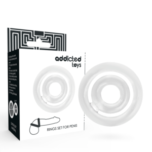POTENTE - ADDICTED TOYS - POTENZ- C-RING PÊNIS TRANSPARENTE
