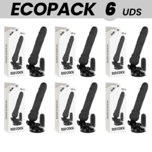 POTENTE - ECOPACK 6 UNIT - BASECOCK CONTROLE REMOTO VIBRADOR REALÍSTICO BASECOCK PRETO 19
