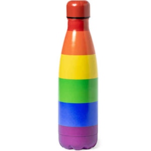 POTENTE - PRIDE - AQUECEDOR DE GUA METLICO COM BANDEIRA LGBT