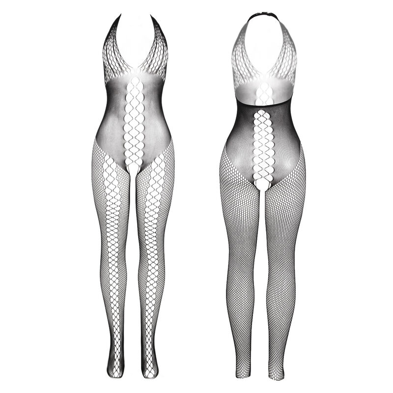 SUBBLIME - 951832 BODYSTOCKING COM COSTAS ABERTAS E DETALHES CRUZADOS PRETO TAMANHO ÚNICO - Image 3