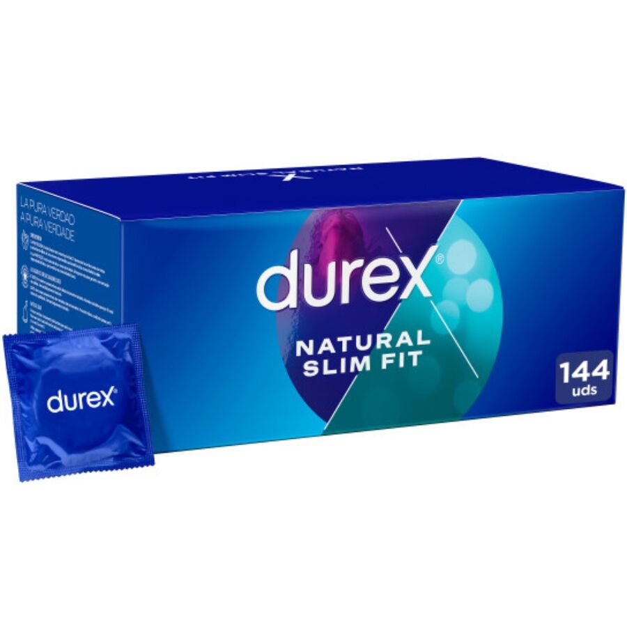 POTENTE - DUREX - NATURAL SLIM FIT BÁSICO 144 UNIDADES