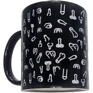 POTENTE - DIABLO PICANTE - CANECA PÊNIS PRETA 370 ML