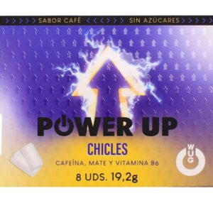 POTENTE - WUG POWER UP – GOMA DE MASCAR FUNCIONAL COM CAFEÍNA E SABOR DE CAFÉ MATE
