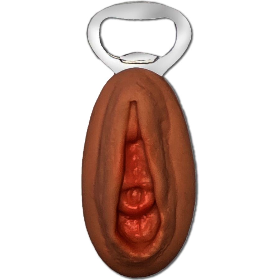 POTENTE - DIABLO PICANTE - ABRIDOR EM FORMA DE VAGINA MULATO