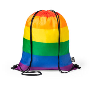 POTENTE - PRIDE - MOCHILA COM BANDEIRA DO ARCO-ÍRIS