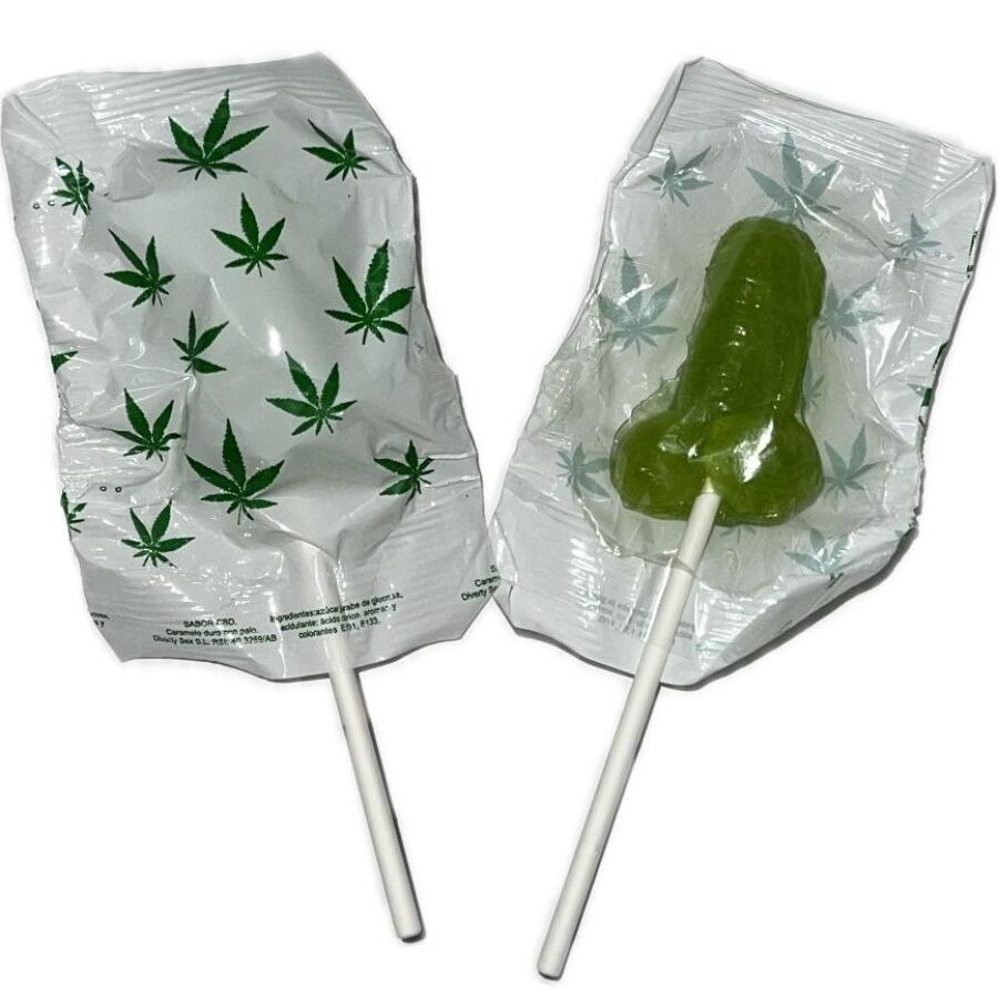 POTENTE - DIABLO GOLOSO - 1 PÊNIS PIRULITO CANNABIS AROMA