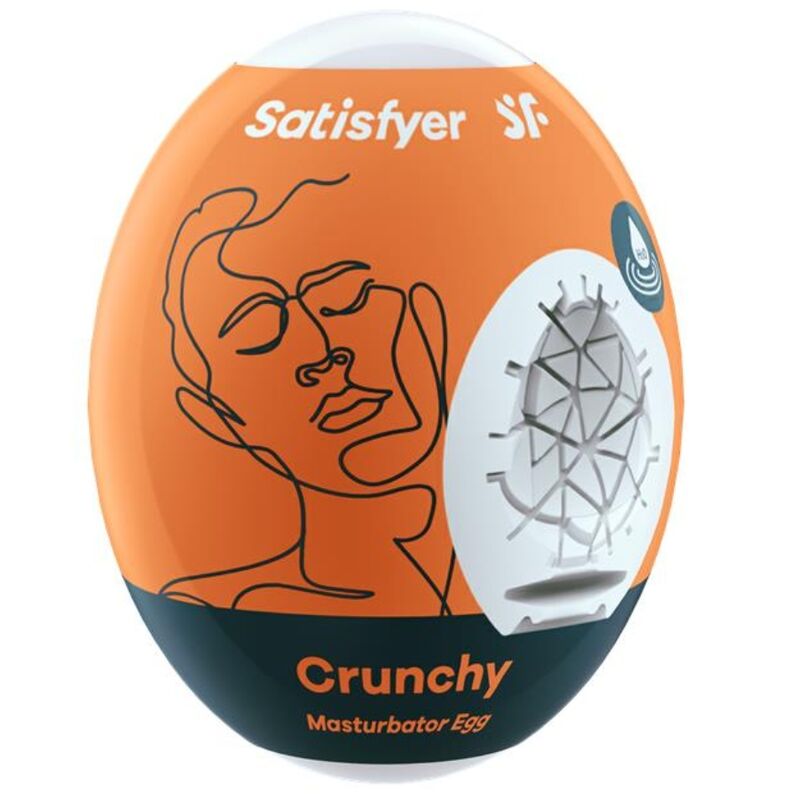 POTENTE - SATISFYER - OVO MASTURBADOR CRUNCHY