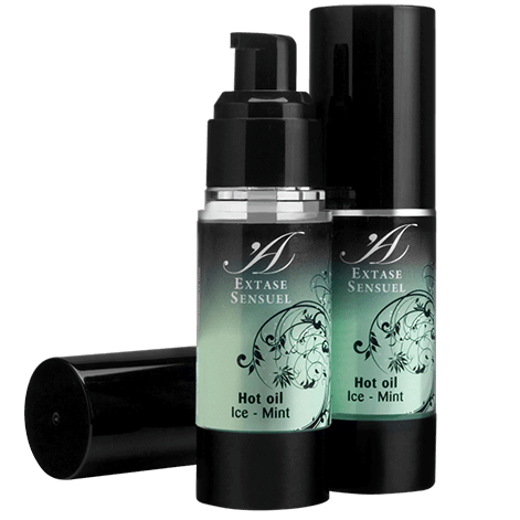 POTENTE - EXTASE SENSUAL - ÓLEO DE MASSAGEM COM EFEITO GELO EXTRA FRESCO 100 ML