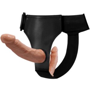POTENTE - BAILE - ULTRA APAIXONADO DILDOS DUPLOS COM ARNÊS