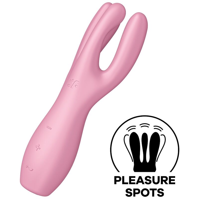 SATISFYER - VIBRADOR THREESOME 3 ROSA - Image 2