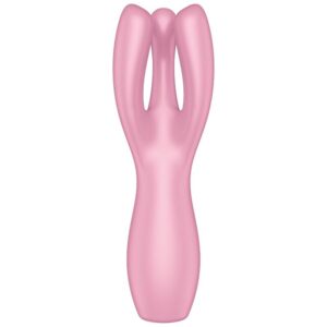 POTENTE - SATISFYER - VIBRADOR THREESOME 3 ROSA