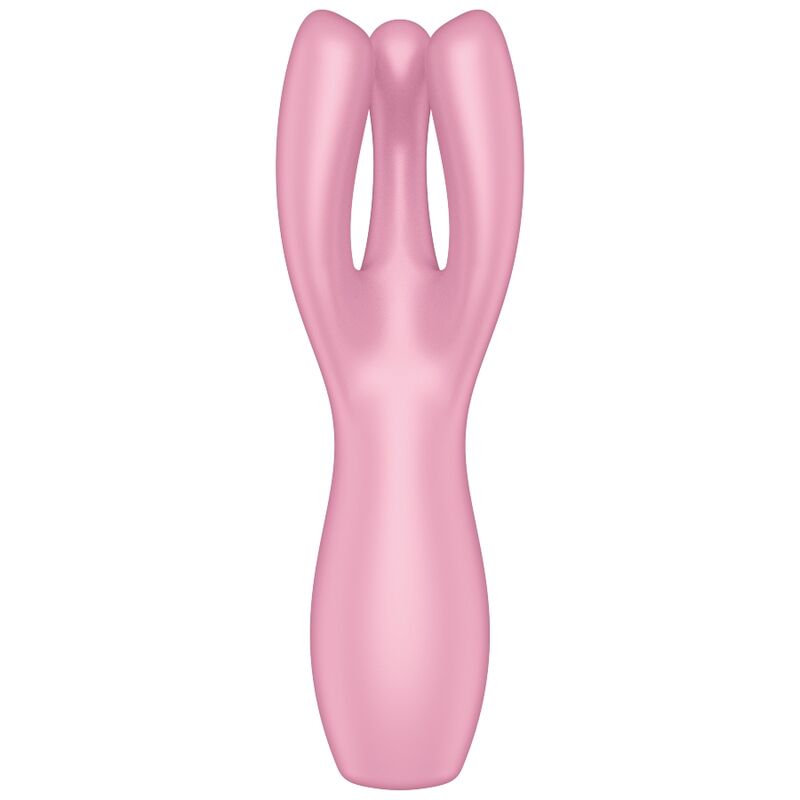 POTENTE - SATISFYER - VIBRADOR THREESOME 3 ROSA