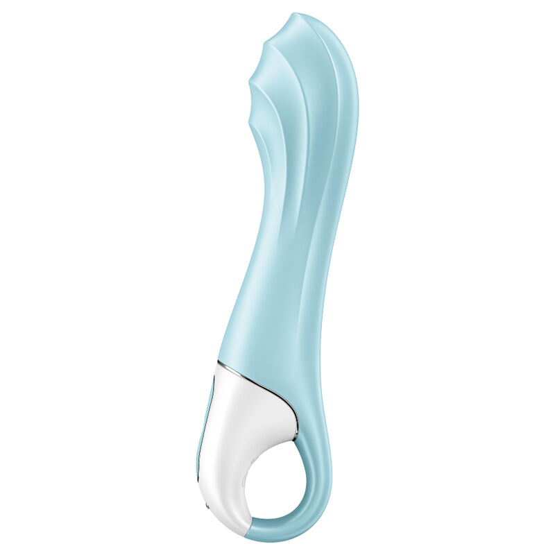 POTENTE - SATISFYER - AIR PUMP VIBRADOR 5+ APLICATIVO VIBRADOR INFLVEL G-SPOT AZUL