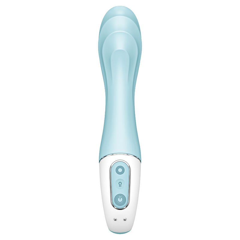 SATISFYER - AIR PUMP VIBRADOR 5+ APLICATIVO VIBRADOR INFLVEL G-SPOT AZUL - Image 3