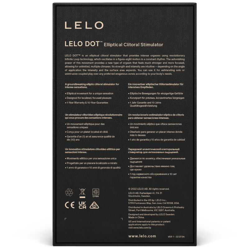 LELO - ESTIMULADOR DE CLITÓRIS DOT - LILS - Image 3