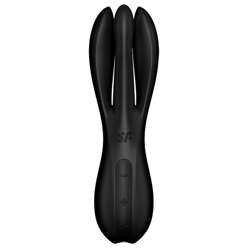 SATISFYER - VIBRADOR THREESOME 2 PRETO - Image 3