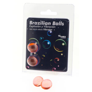 POTENTE - TALOKA - 2 BOLAS BRASILEIRAS EFEITO VIBRATÓRIO GEL EMOCIONANTE