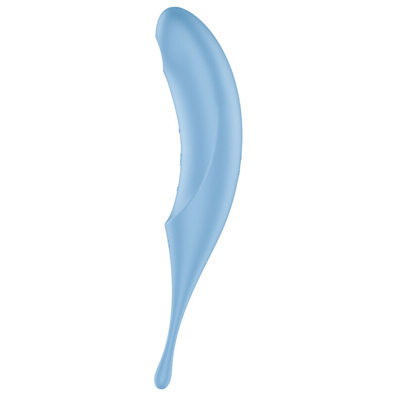 SATISFYER - ESTIMULADOR E VIBRADOR DE PULSO TWIRLING PRO AIR AZUL - Image 2