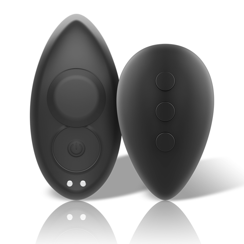 BLACK&SILVER - CALA VIBRADORA DE SILICONE RECARREGVEL PRESTON PRETA - Image 3