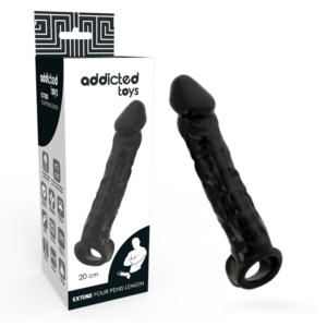 POTENTE - ADDICTED TOYS - DONG EXTENSO PRETA