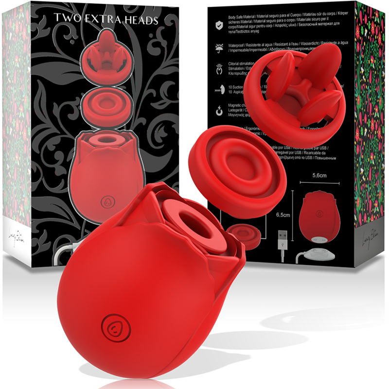 POTENTE - MIA - TWO HEADS CLITORAL STIMULATOR LUXURY EDITION