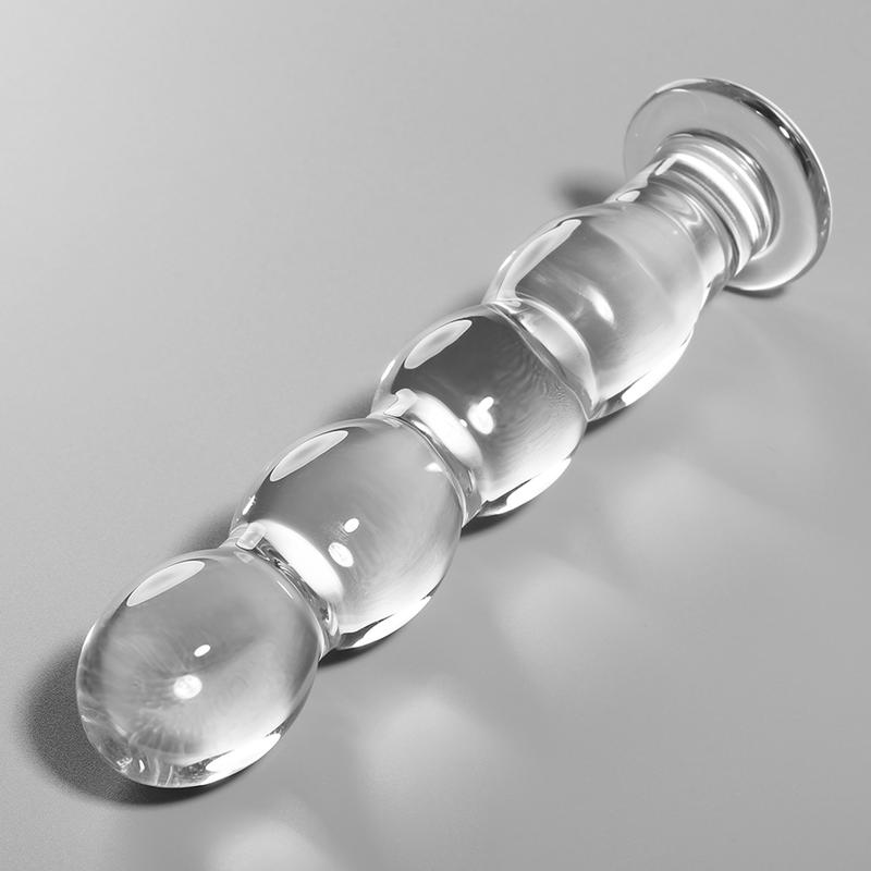 NEBULA SERIES BY IBIZA - MODELO 10 DILDO VIDRO BOROSILICADO TRANSPARENTE 16.5 CM -O- 3.5 CM - Image 2