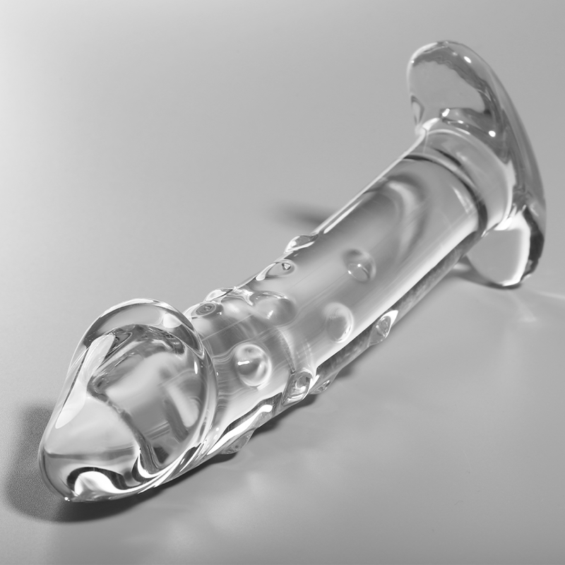 NEBULA SERIES BY IBIZA - MODELO 19 DILDO VIDRO BOROSILICADO TRANSPARENTE 18.5 CM -O- 4 CM - Image 2