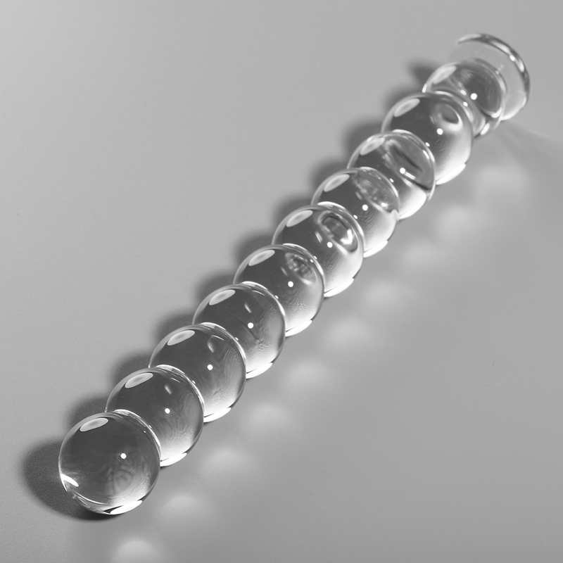 NEBULA SERIES BY IBIZA - MODELO 22 DILDO VIDRO BOROSILICADO TRANSPARENTE 21.5 CM -O- 2.5 CM - Image 2