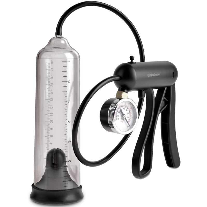 POTENTE - PUMP WORX - BOMBA DE POTÊNCIA PRO-GAUGE TRANSPARENTE