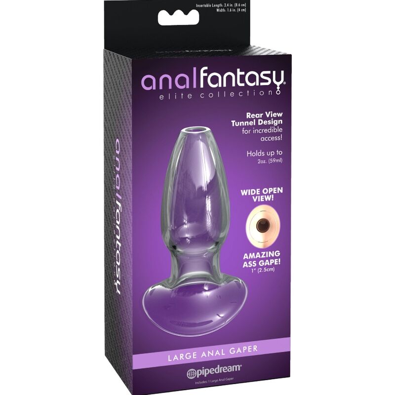ANAL FANTASY ELITE COLLECTION -DILATOR DE CRISTAL ANAL GAPER TAMANHO M - Image 2