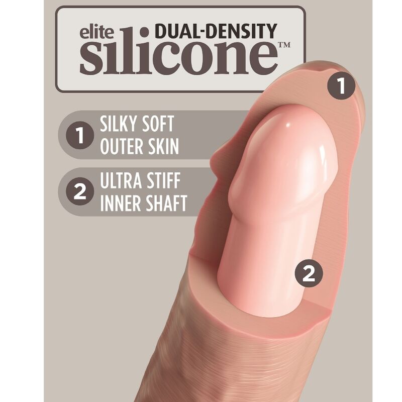 KING COCK - ELITE VIBRADOR REALÍSTICO E SILICONE 15.2 CM - Image 3