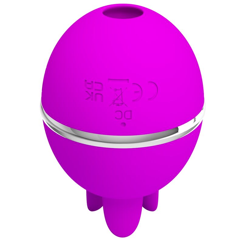 PRETTY LOVE - VIBRADOR DE SILICONE REDONDO ROXO BOLA GEMINI - Image 4
