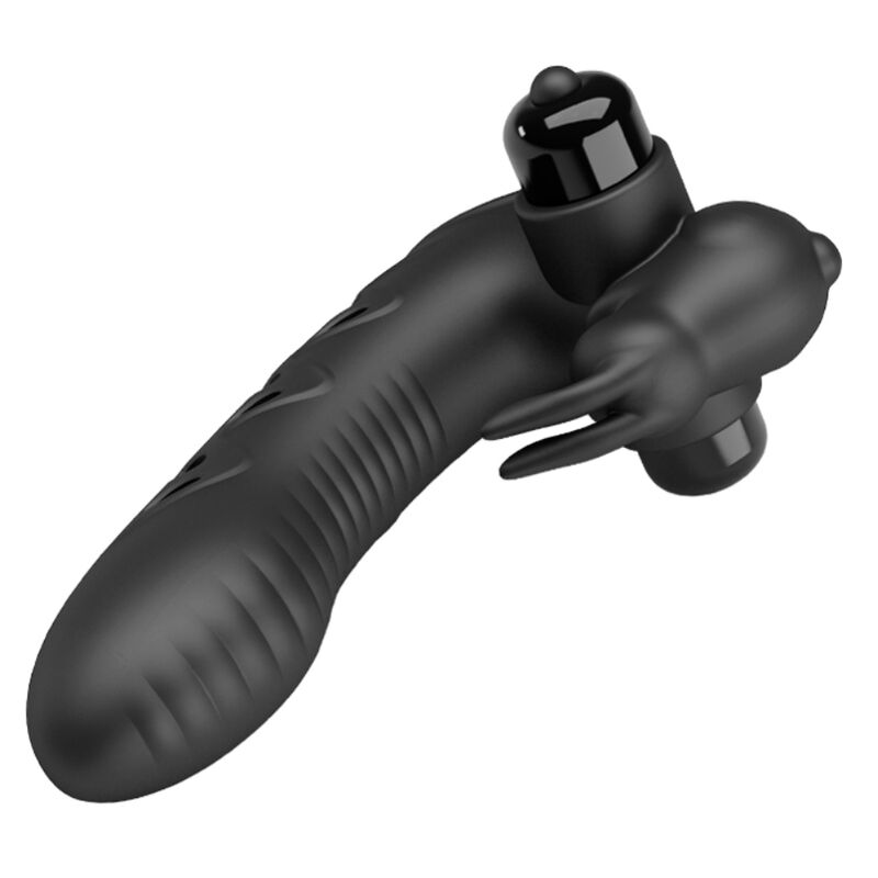 PRETTY LOVE - CAPA DE DEDO VIBRADOR DE COELHO PRETO VANCE - Image 2