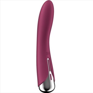 POTENTE - SATISFYER - VIBRADOR ROTATOR G-SPOT VIBE 1 G-SPOT VERMELHO