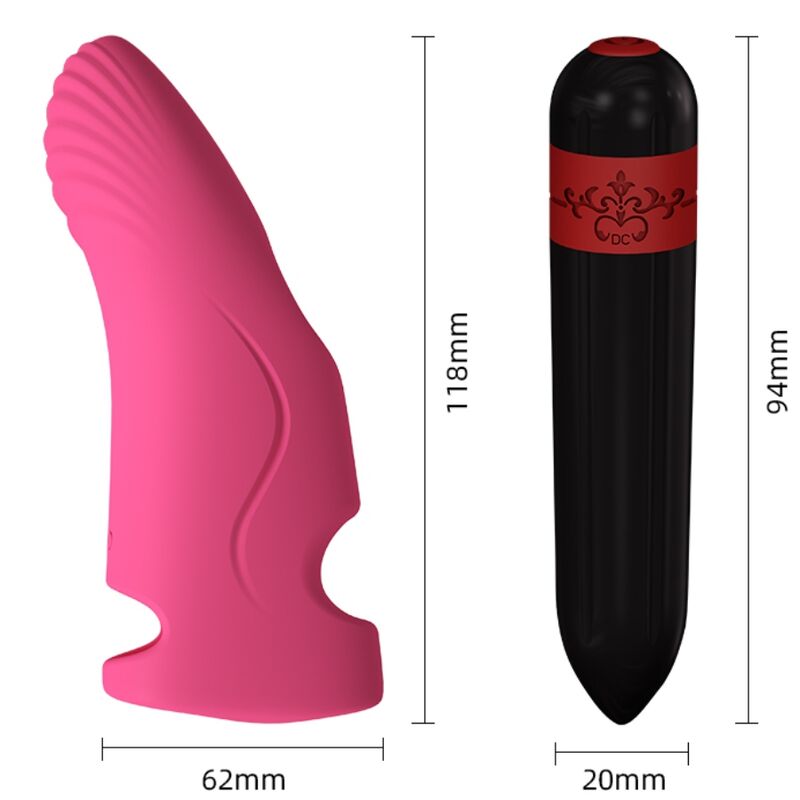 POTENTE - ARMONY - AURORA VIBRADOR DEDO FÚCSIA