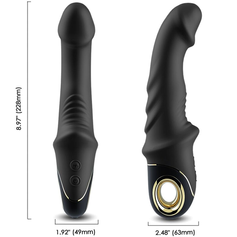 POTENTE - ARMONY - JOYBLADE DILDO VIBRADOR ROTATOR PRETO