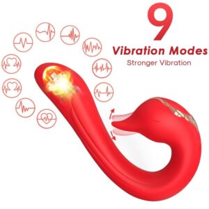 POTENTE - ARMONY - VIBRADOR DELFIN MULTIPOSIÇÃO E EFEITO DE CALOR VERMELHO
