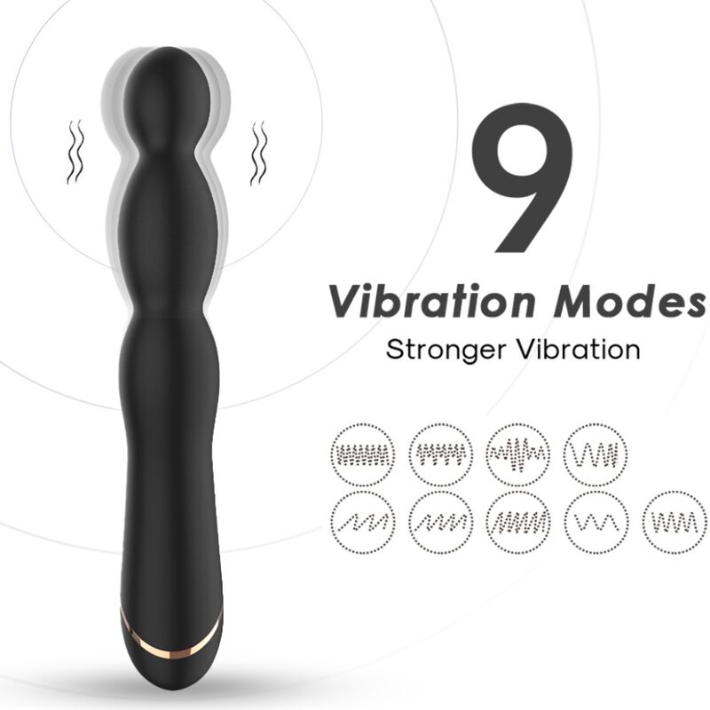 ARMONY - VIBRADOR BAMBU AJUSTÁVEL PRETO - Image 2