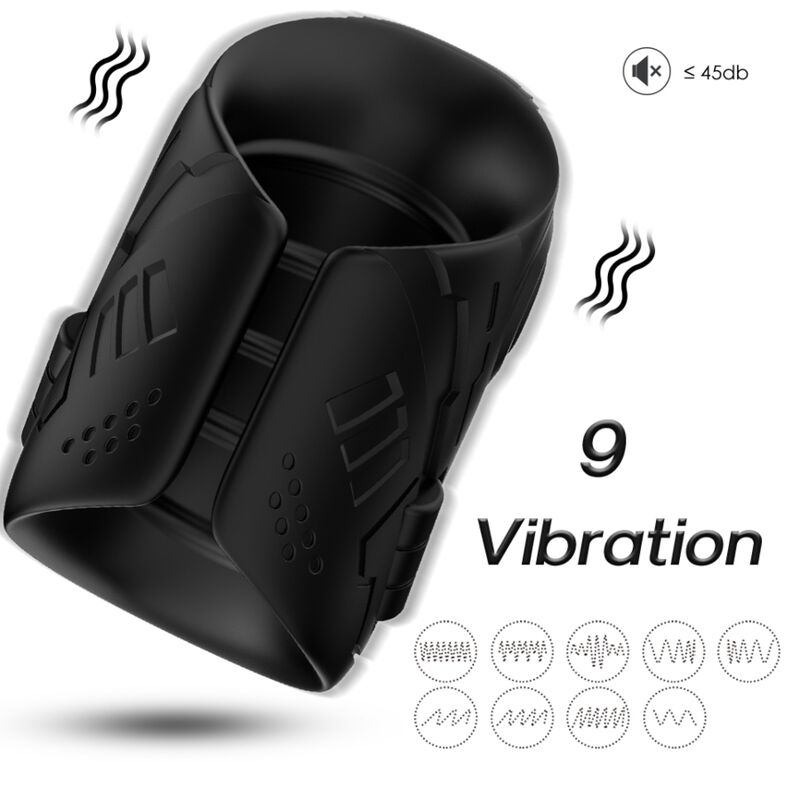 POTENTE - ARMONY - MASTURBADOR E VIBRADOR PRETO