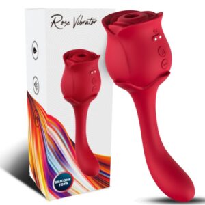 POTENTE - ARMONY - ROSELOVER SUCÇÃO E ESTIMULADOR DE CLITÓRIS VERMELHO